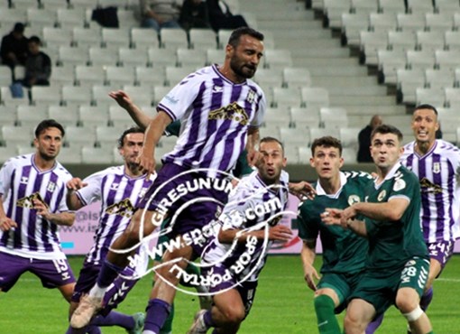 İlk galibiyetini Giresun