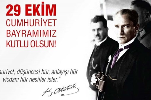 Cumhuriyetimizin 102. yılı kutlu olsun