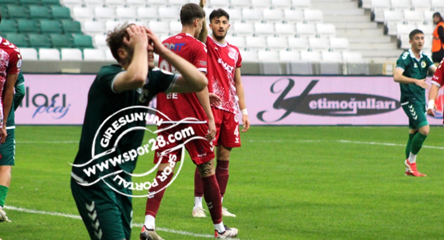 Giresunspor dibi  gördü