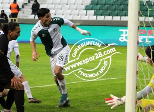 Giresunspor galibiyeti uzatmada elinden kaçırdı