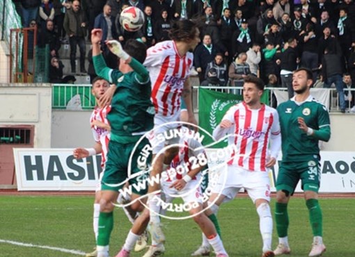 Giresunspor gibi beş puan topladı